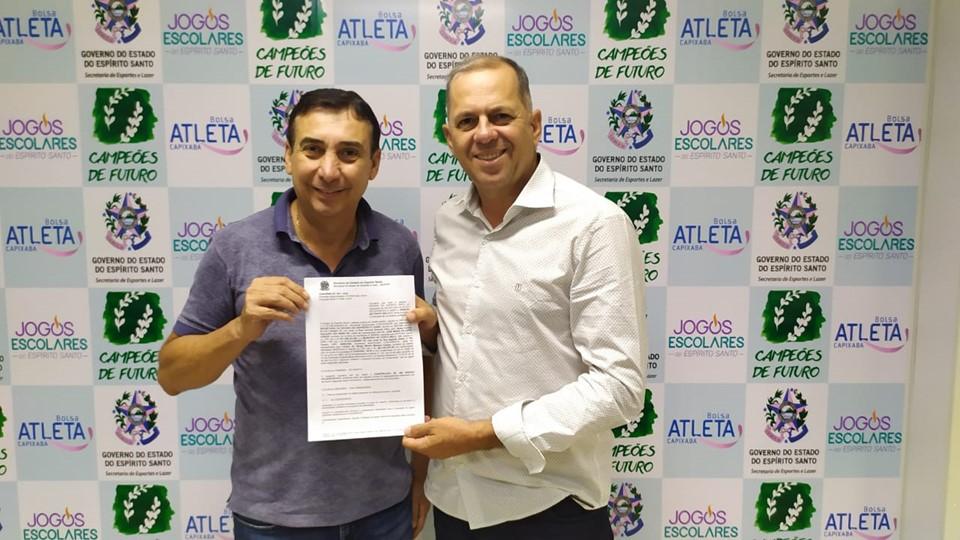 Sesport assina convênio para construção de ginásio poliesportivo em Ponto Belo