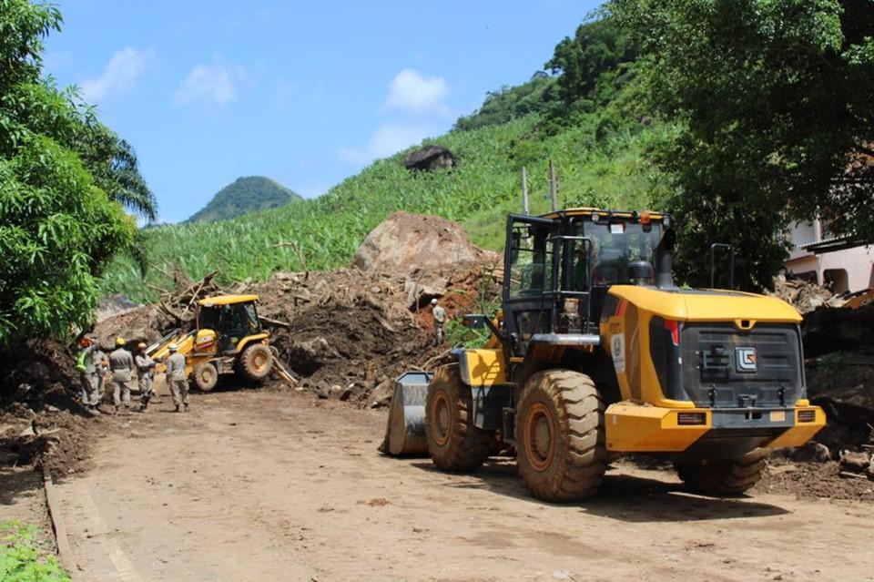 Rodovias estaduais interditadas em Rio Novo do Sul e Alfredo Chaves