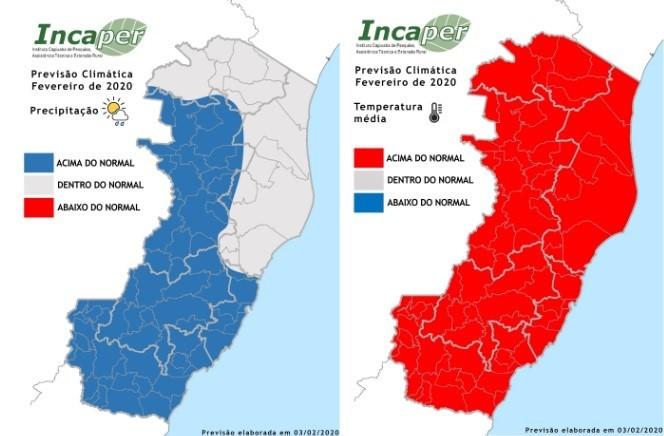 Fevereiro será de chuva e calor no Espírito Santo