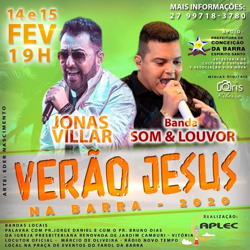 “Jesus Verão na Barra” movimenta Conceição da Barra nesta sexta-feira (14) e sábado (15)