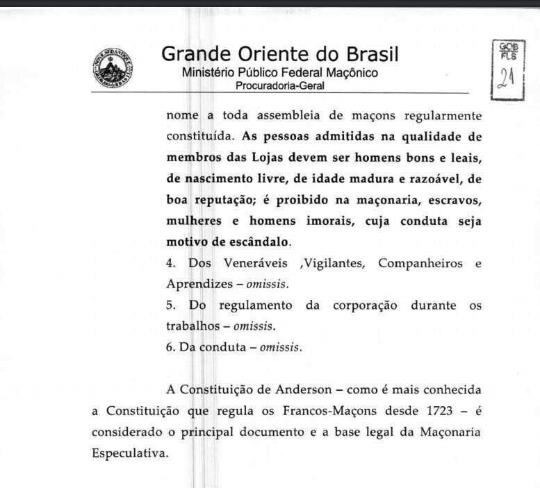 Maçonaria discute expulsão de integrante por ser casado com homem