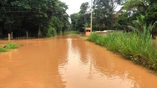 Rio Doce inunda casas e interrompe estrada em Linhares e Colatina, no ES