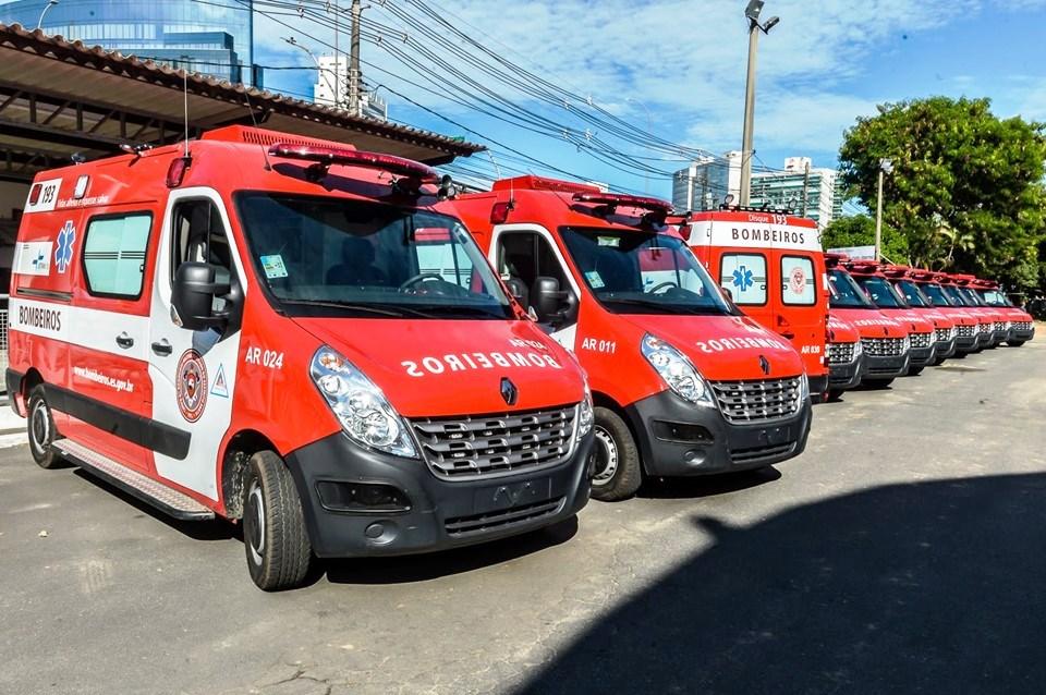 Corpo de Bombeiros, em parceria com Detran/ES, adquire 20 viaturas