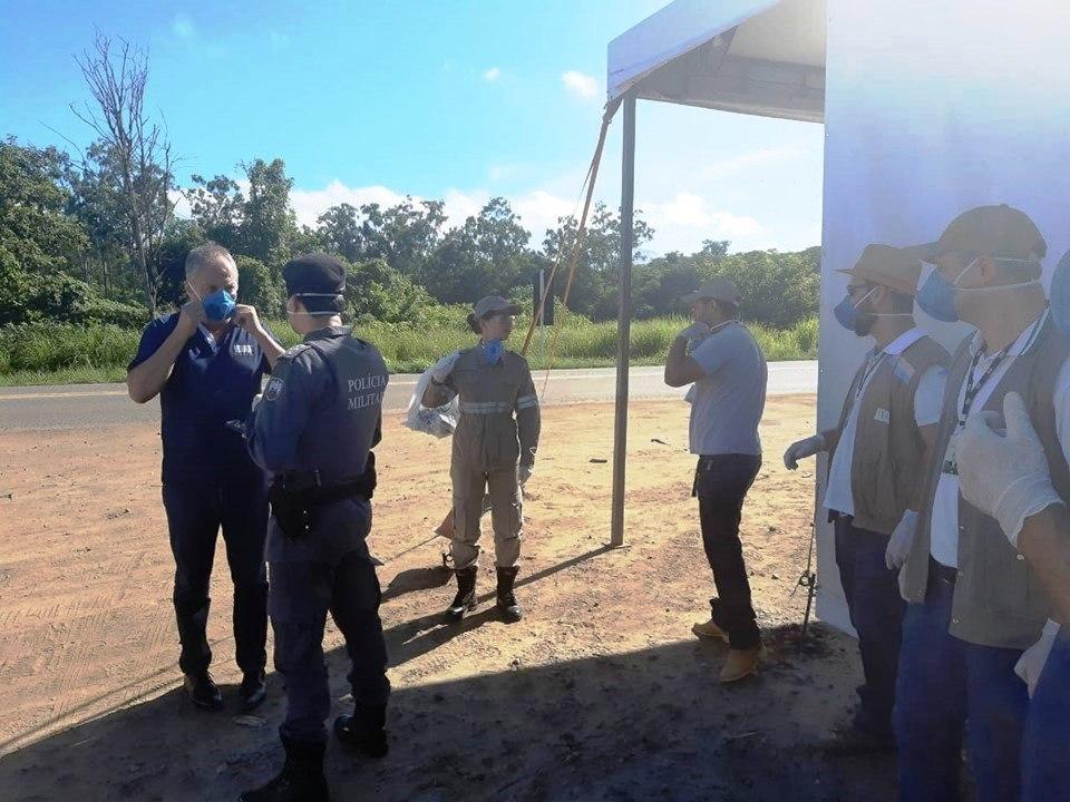 Barreira sanitária é instalada em Baixo Guandu, divisa com Minas Gerais