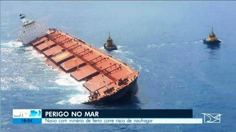 Marinha informa que navio Stellar Banner vai ser afundado na costa do Maranhão