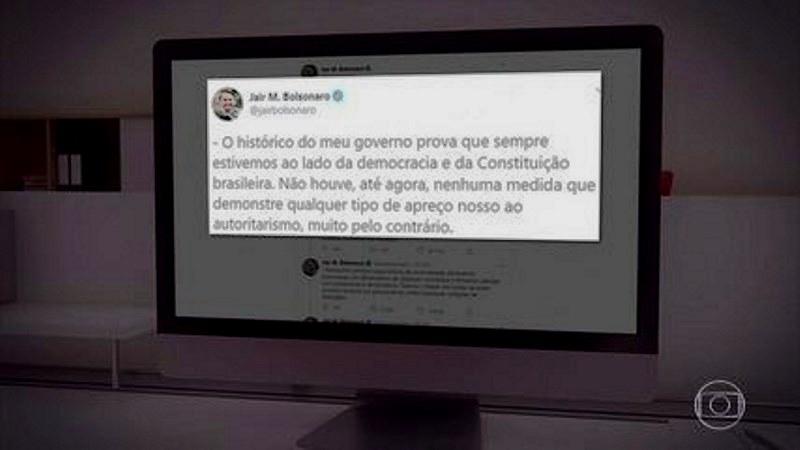 Bolsonaro vê abusos, violação de direitos e diz que tomará 'medidas legais' para proteger Constituição