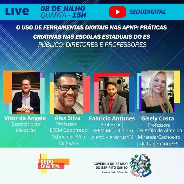 Secretário da Educação e professores da Rede Estadual debatem práticas das APNPs