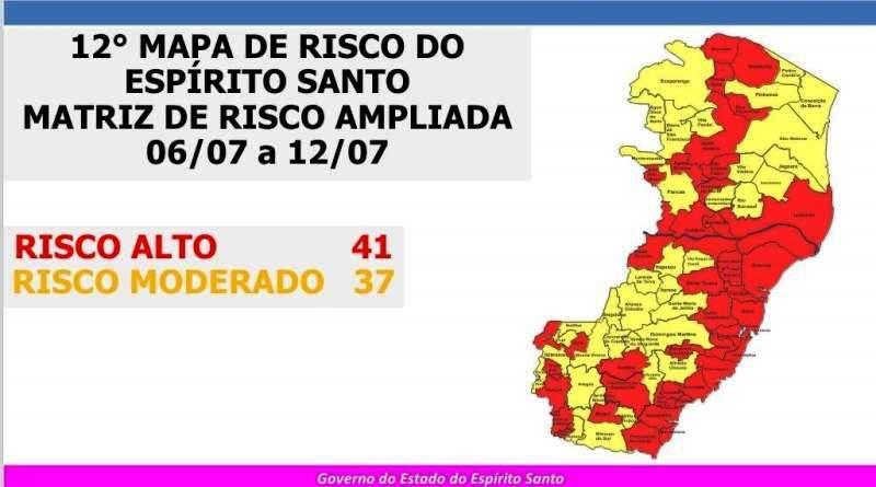 Revezamento no comércio passa a ser realizado em 41 cidades com alto risco no Espírito Santo