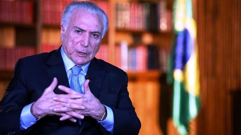 Temer entrega ajuda ao Líbano e diz que Brasil pode ajudar em harmonia interna