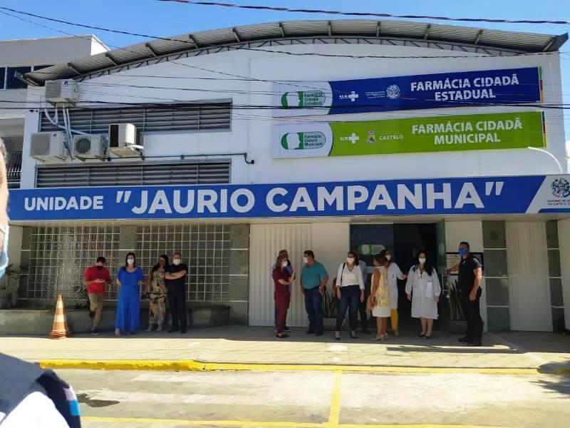 Governador Renato Casagrande entrega 13ª Farmácia Cidadã em Castelo