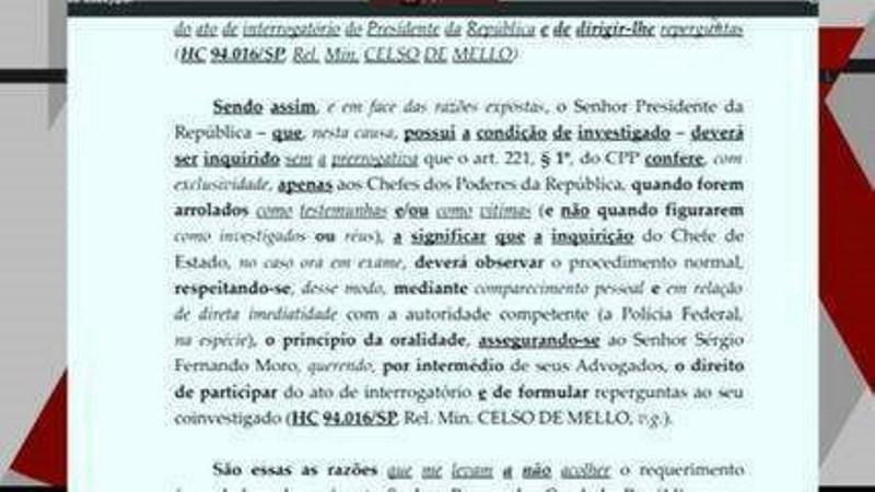 Celso de Mello determina depoimento presencial de Bolsonaro sobre suposta interferência na PF