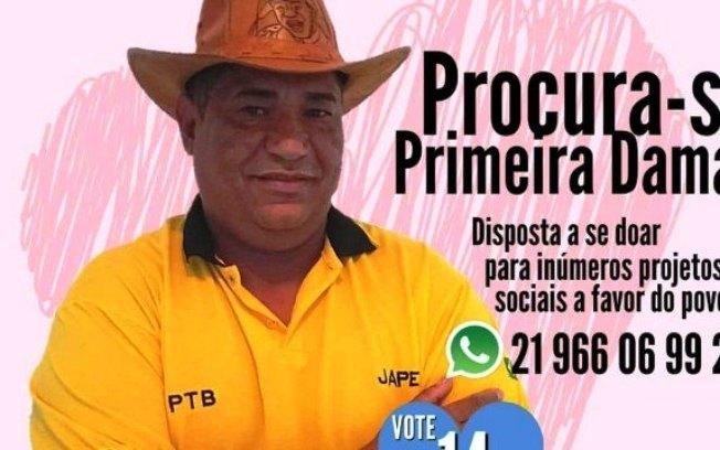 Procura-se primeira-dama! Candidato a prefeito no Rio faz anúncio inusitado