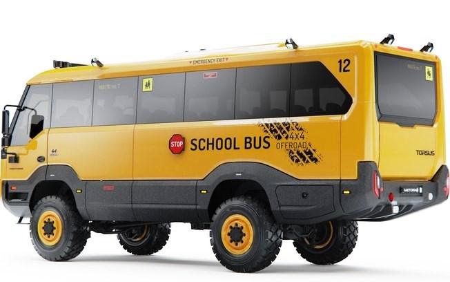 Ônibus 4x4, Torsus Praetorian ganha versão de transporte escolar