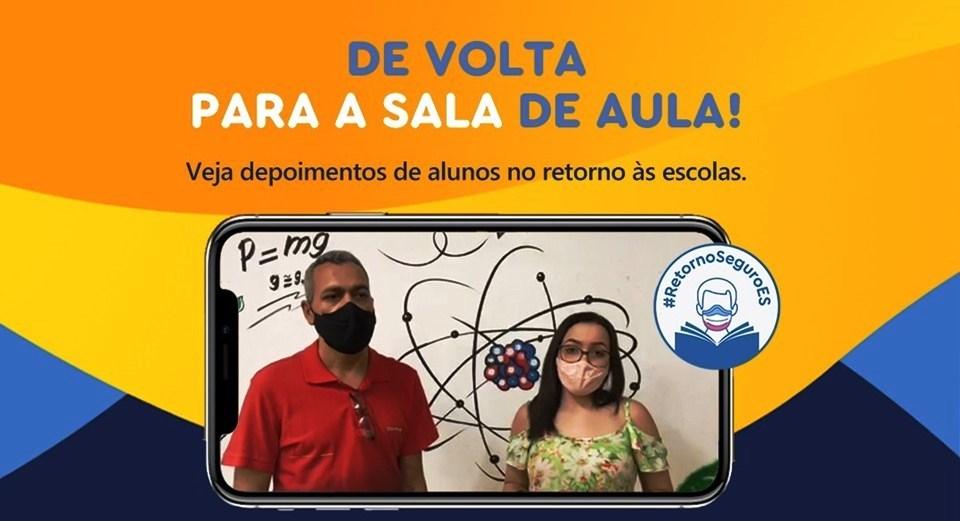 Famílias apoiam retorno dos filhos às aulas presenciais no Espírito Santo