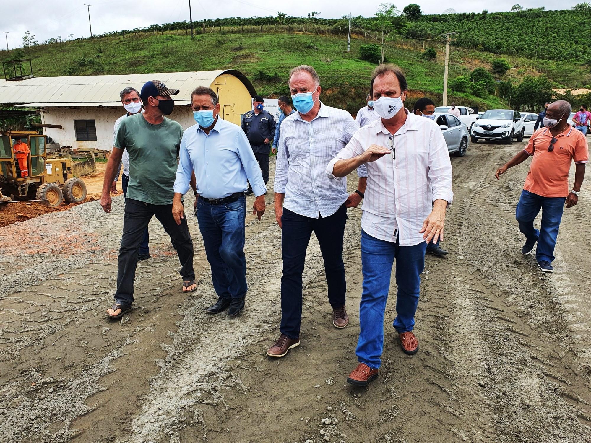 Governador inaugura obras de reabilitação da rodovia entre Nova Venécia e Boa Esperança