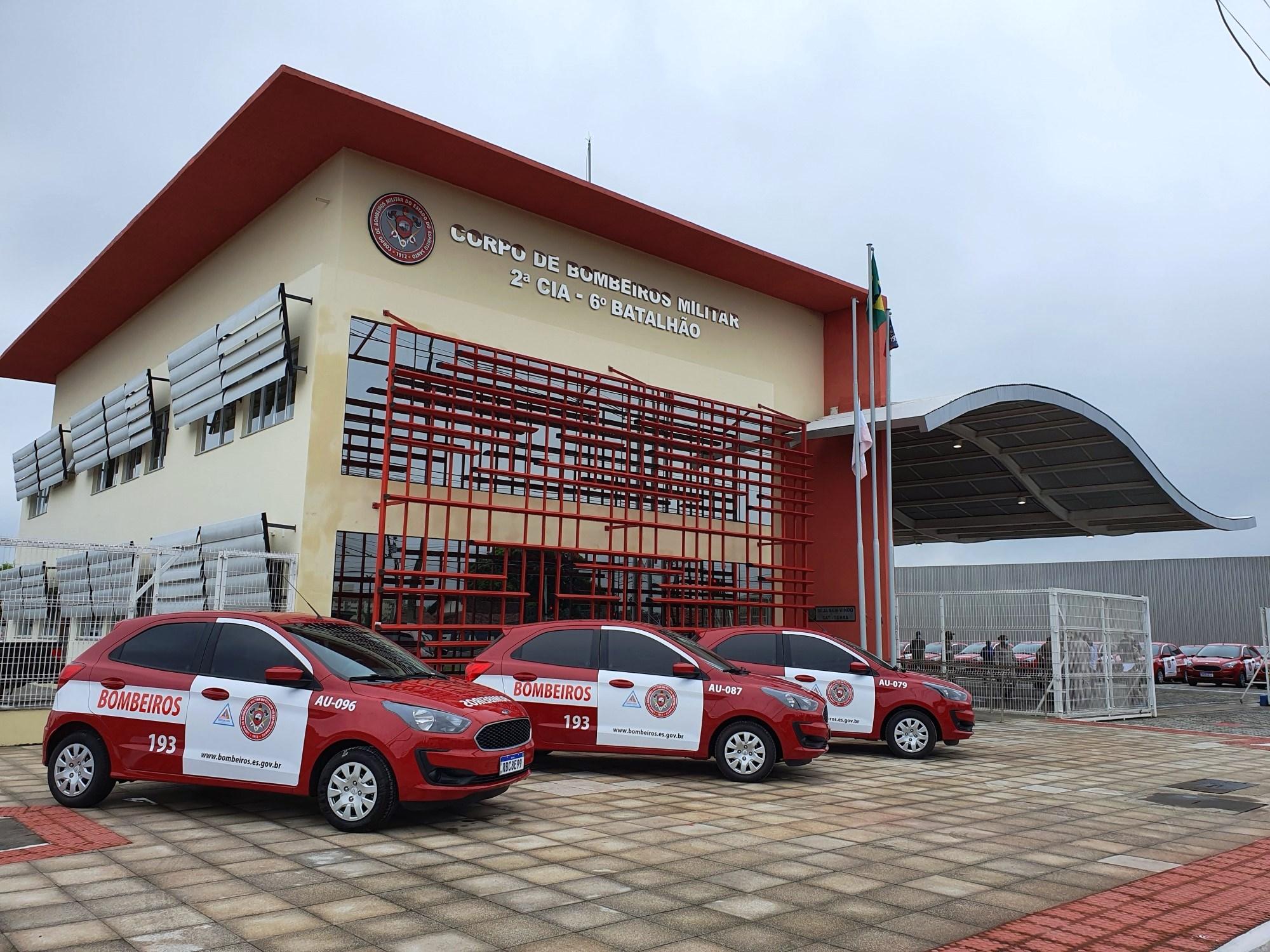 Governo entrega unidade do Corpo de Bombeiros na Serra e 40 novas viaturas para Corporação 