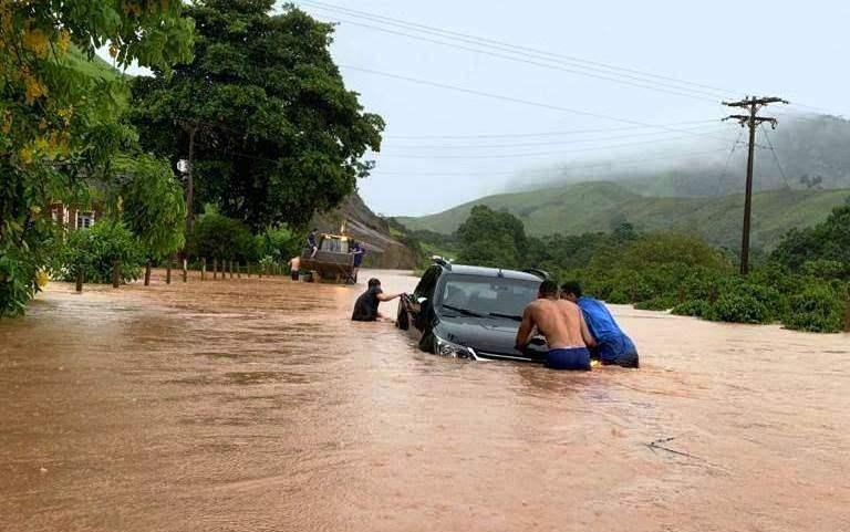 Chuva causa estragos e deixa 14 pessoas desalojadas no Espírito Santo