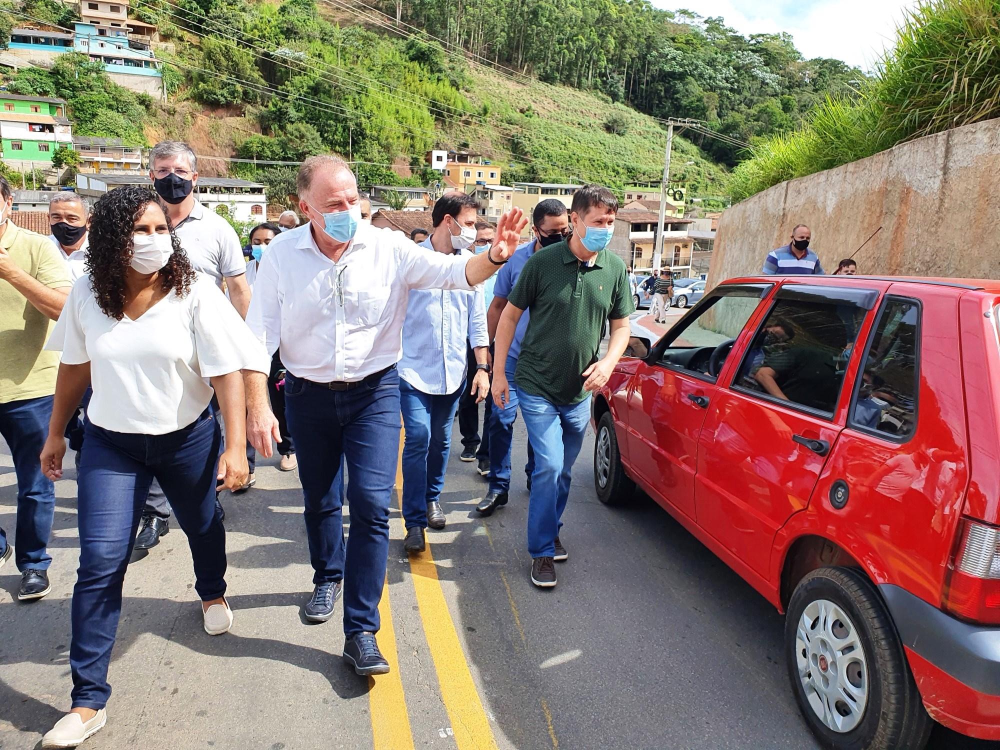 Casagrande entrega obras em Santa Teresa e Santa Leopoldina