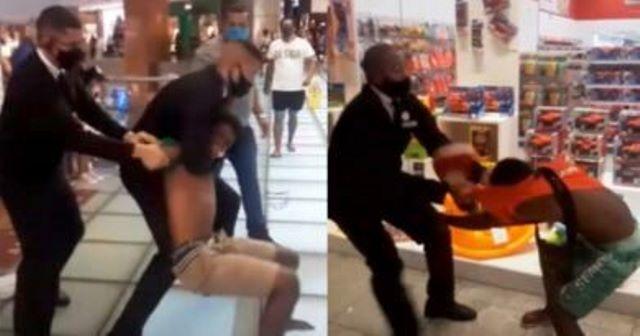 Jovens negros são retirados à força por seguranças de shopping na Bahia