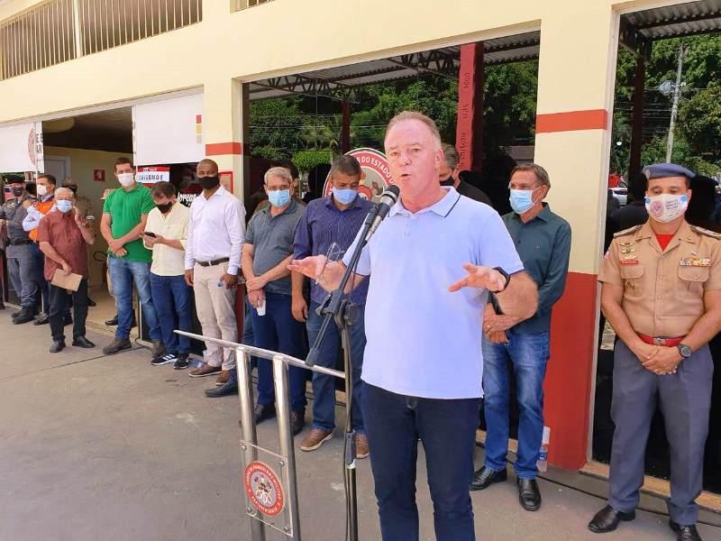 Casagrande inaugura Posto Avançado do Corpo de Bombeiros Militar em Castelo