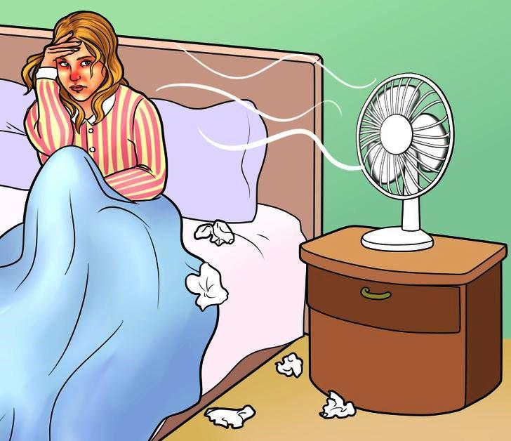 Por que dormir com o ventilador ligado pode fazer mal para a saúde?