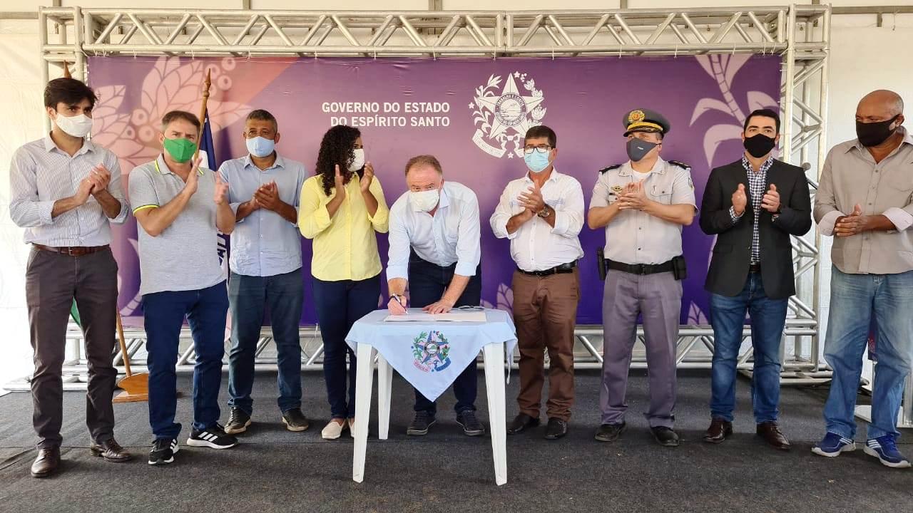 Casagrande autoriza construção da Delegacia Regional de Cachoeiro de Itapemirim