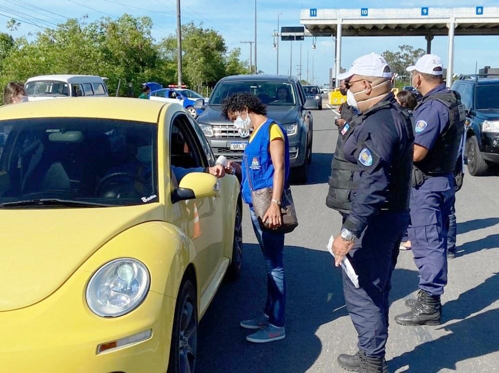 Vila Velha, ES, monta barreira sanitária itinerante para conter avanço do coronavírus