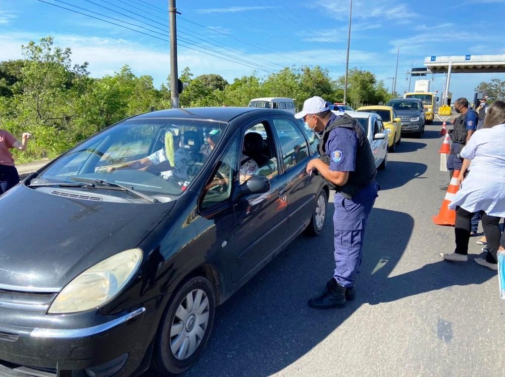 Vila Velha, ES, monta barreira sanitária itinerante para conter avanço do coronavírus