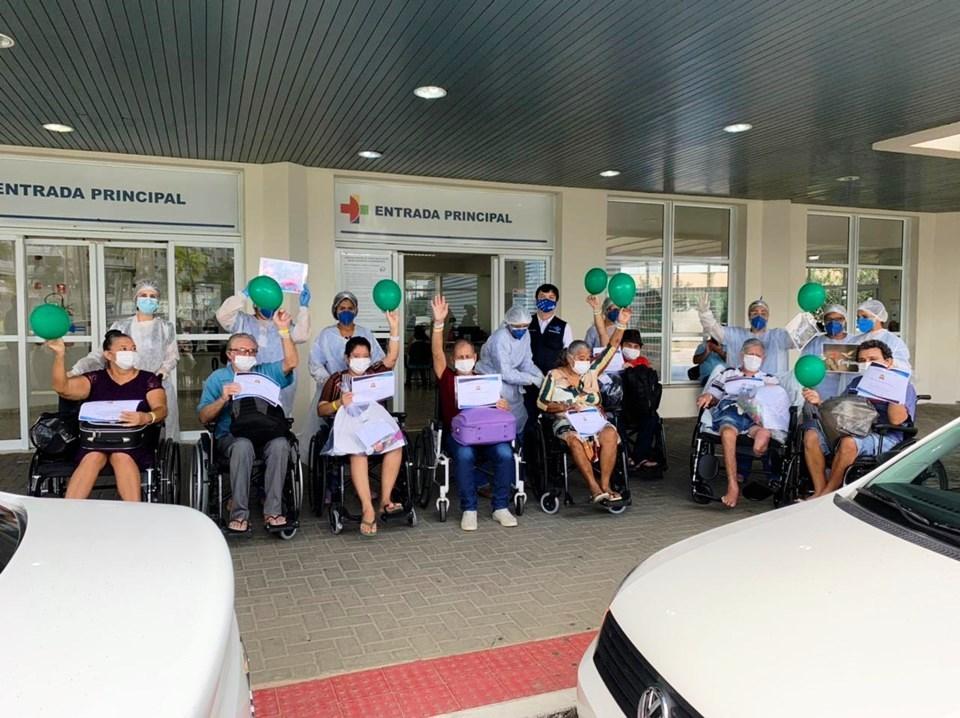 Oito pacientes de Rondônia receberam alta nesse domingo (21), no Espírito Santo