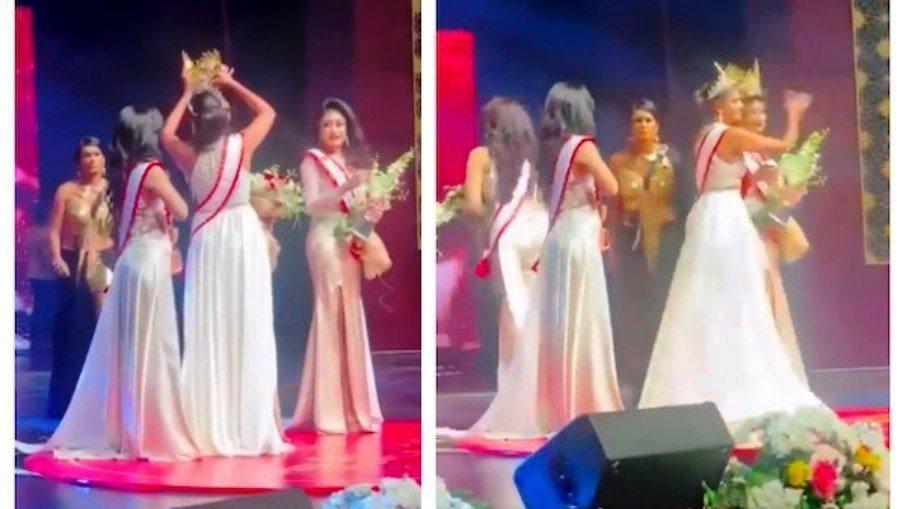 Miss Mundo arranca coroa da vencedora por ela ser divorciada