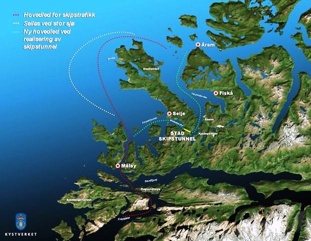 Primeiro túnel de navios do mundo será construído na Noruega