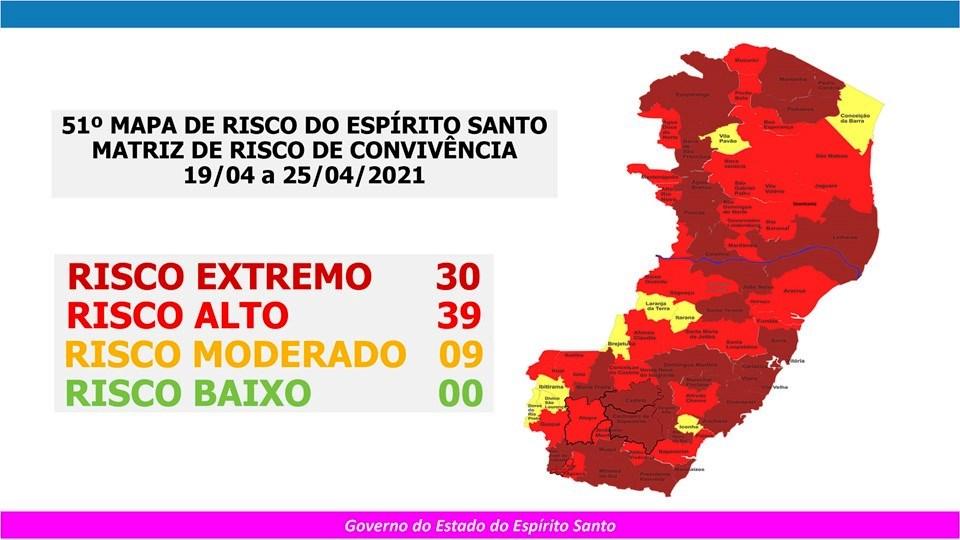 Veja o que vai mudar com o novo mapa de risco que entra em vigor nesta segunda-feira (19)