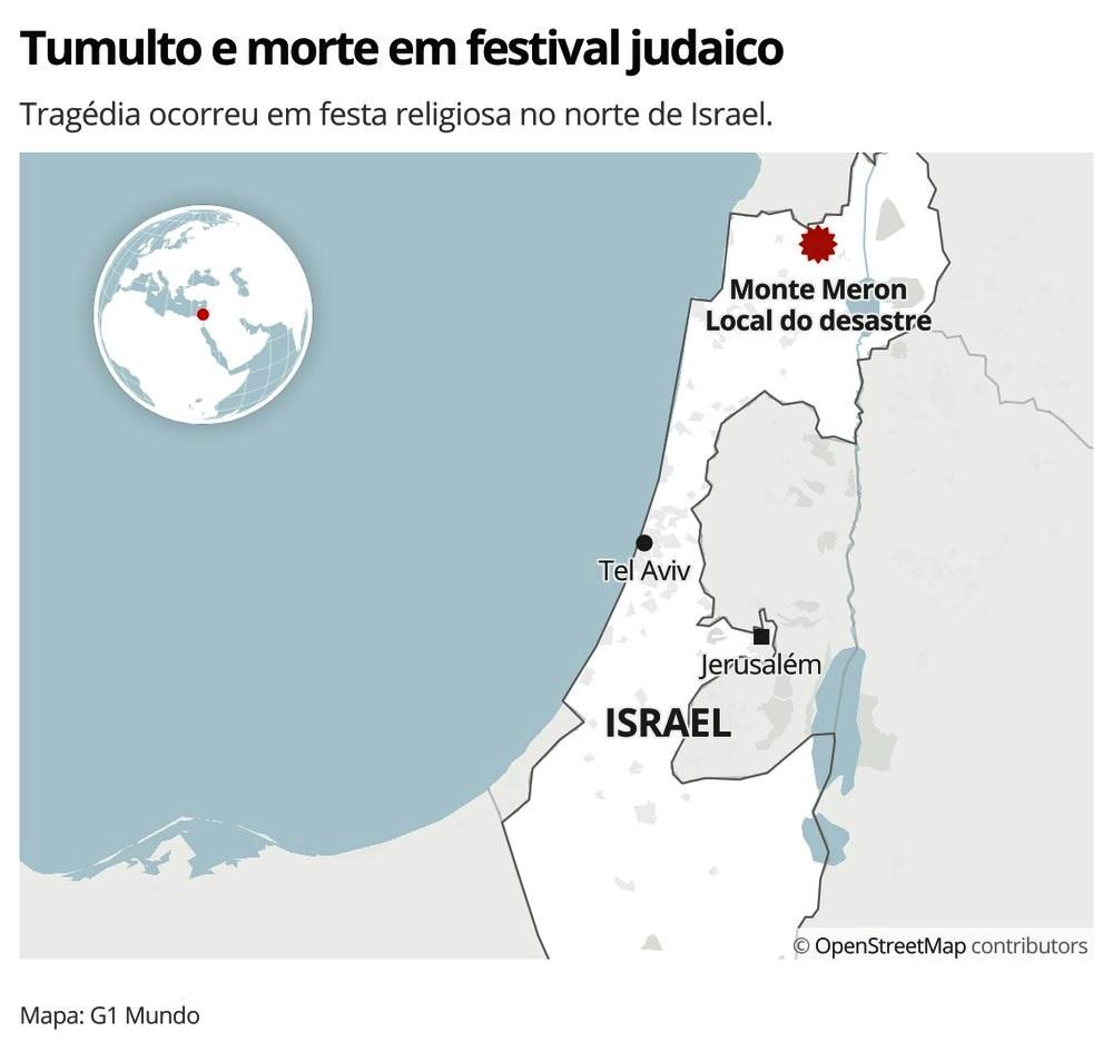 Tumulto em festival religioso em Israel deixa 44 mortos e mais de 100 feridos