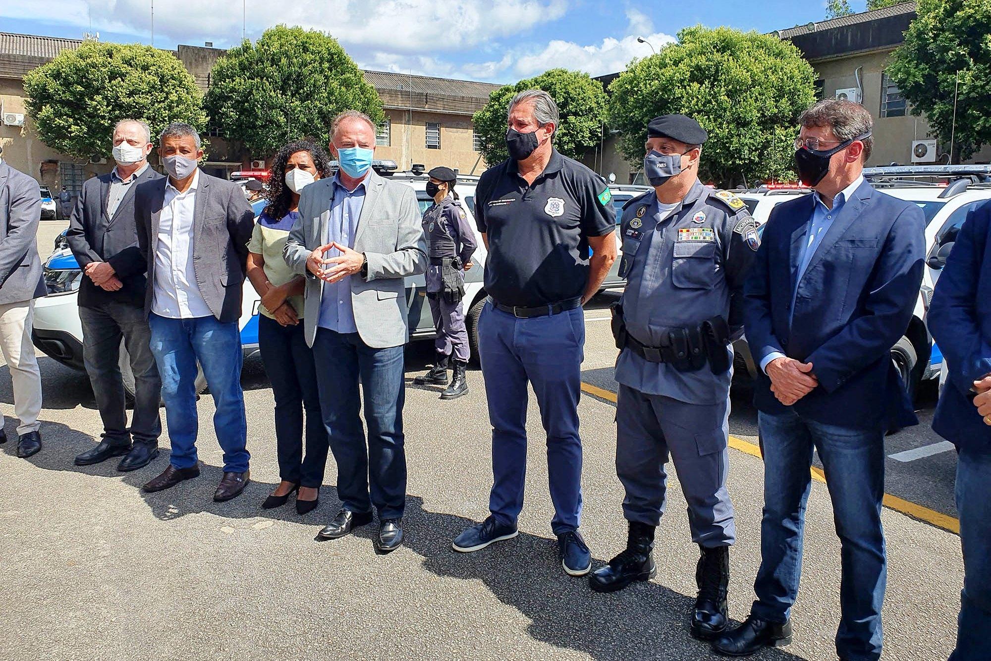 Casagrande entrega 124 novas viaturas à Polícia Militar do Espírito santo