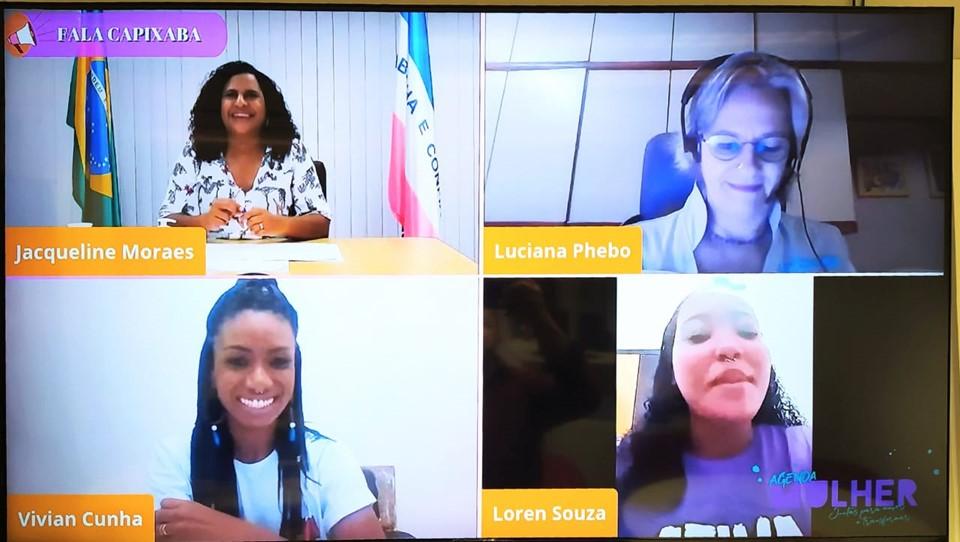 Jacqueline Moraes participa de webinário sobre empoderamento de meninas negras no ES