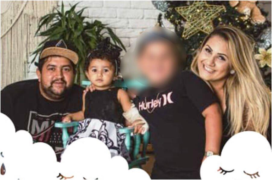 Casal e filha de 2 anos são mortos a tiros dentro de casa