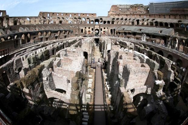 Coliseu de Roma abre subsolo para visitação pela primeira vez