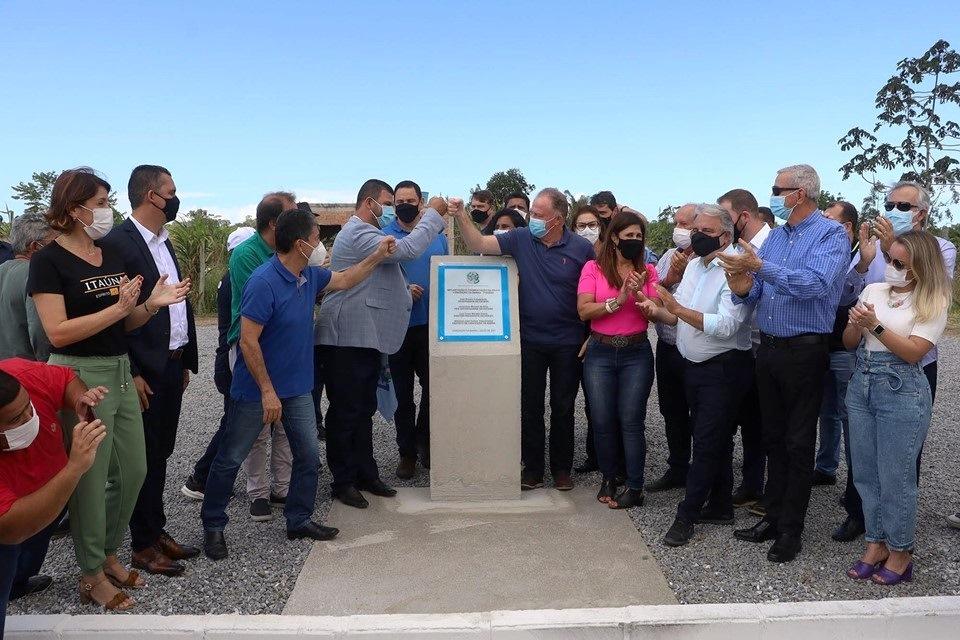 Casagrande inaugura obras de pavimentação do trecho Conceição da Barra x Itaúnas