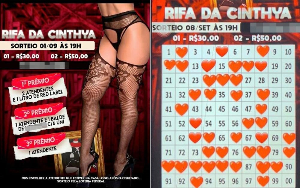 Mulher é presa em flagrante por sortear serviços de prostituição em rifa