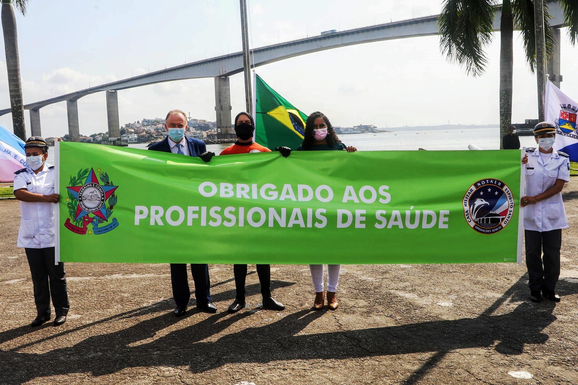 Solenidade restrita marca celebração do dia 7 de setembro pelo Governo do ES