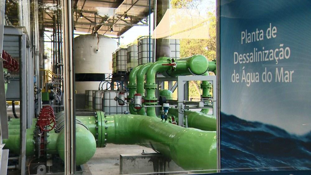 Siderúrgica começa a dessalinizar água do mar para usar na produção industrial, no ES