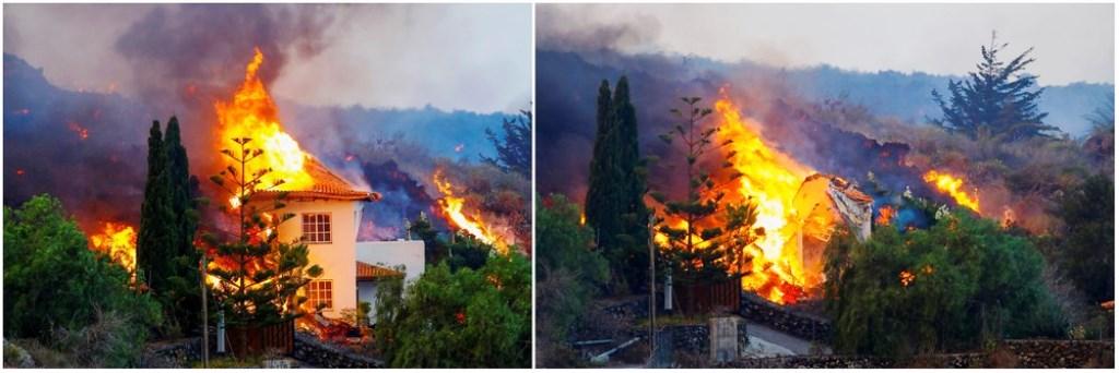 Lava de vulcão nas Canárias chega a casas, e milhares de pessoas fogem