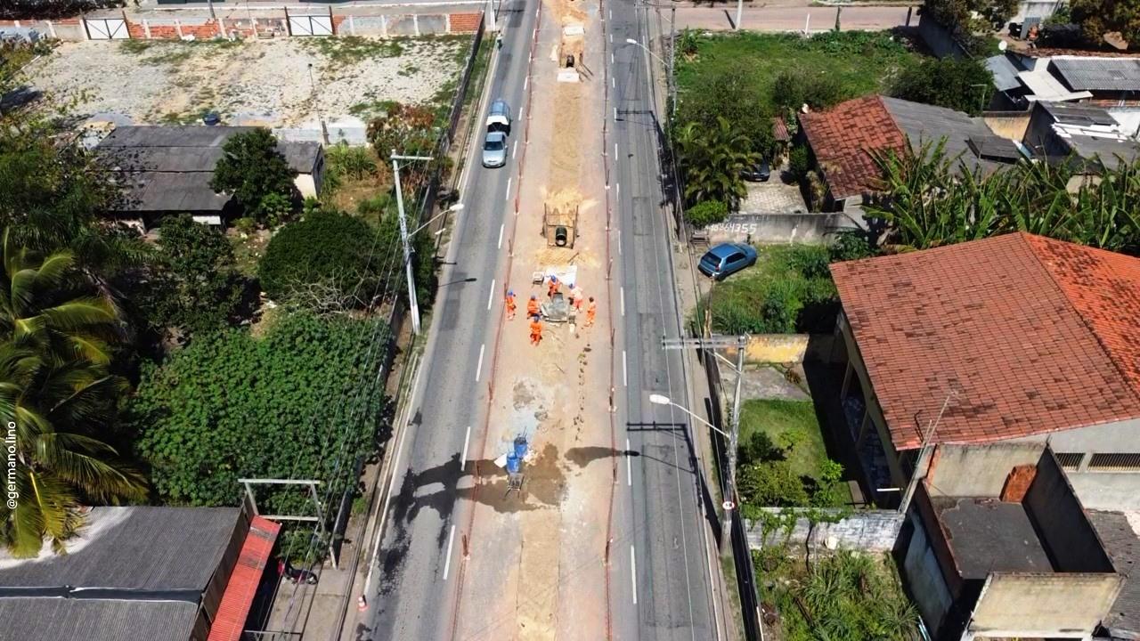 Parceria entre DER e Prefeitura da Serra (ES) vai pôr fim a alagamentos em ruas de Jacaraípe