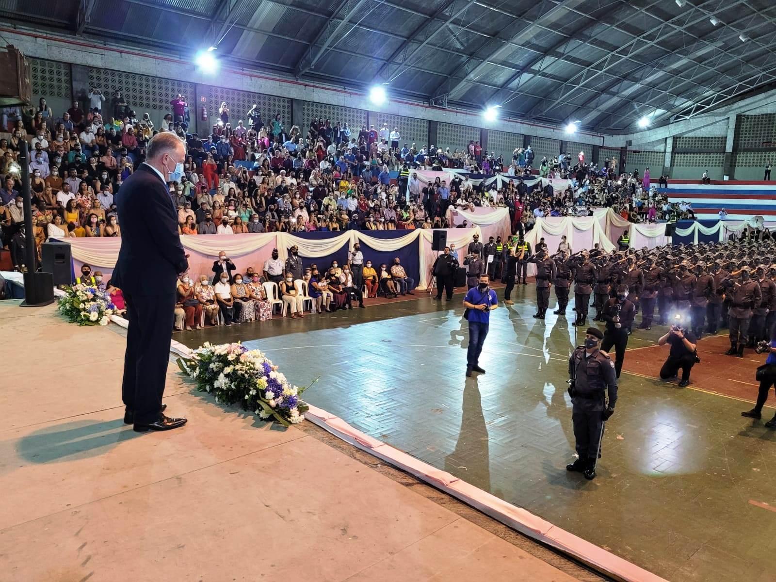 Governador anuncia mais 500 vagas para soldados em concurso da Polícia Militar do ES