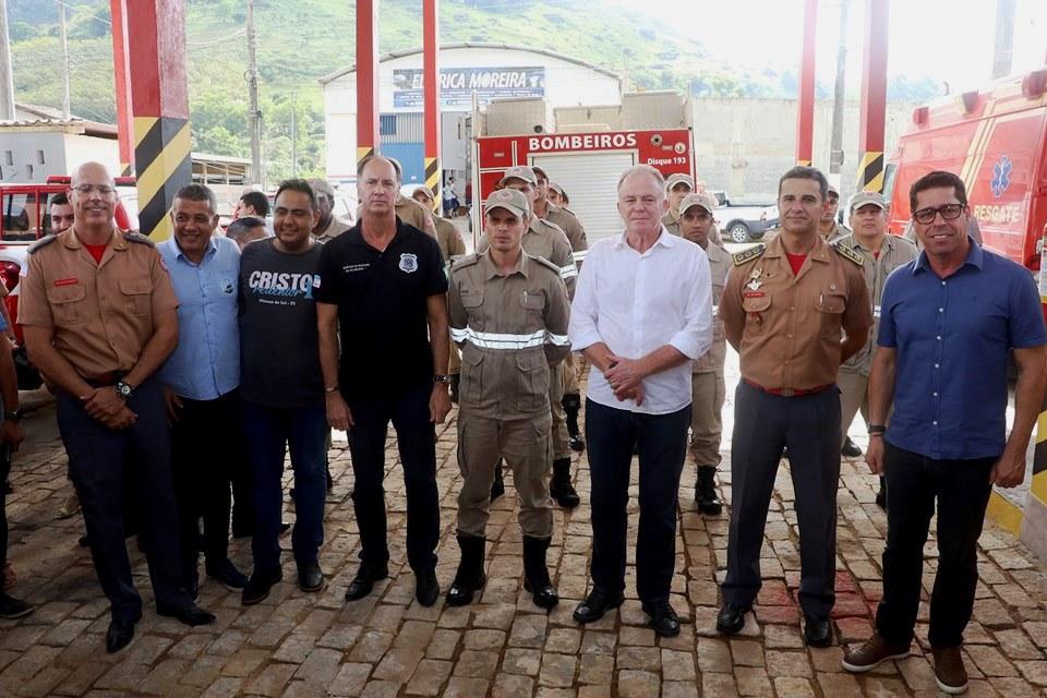 Mimoso do Sul recebe Posto Avançado do Corpo de Bombeiros e novas obras de infraestrutura