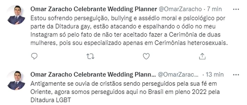 Cerimonialista se nega a realizar casamento de lésbicas: ‘Só caso homem e mulher’