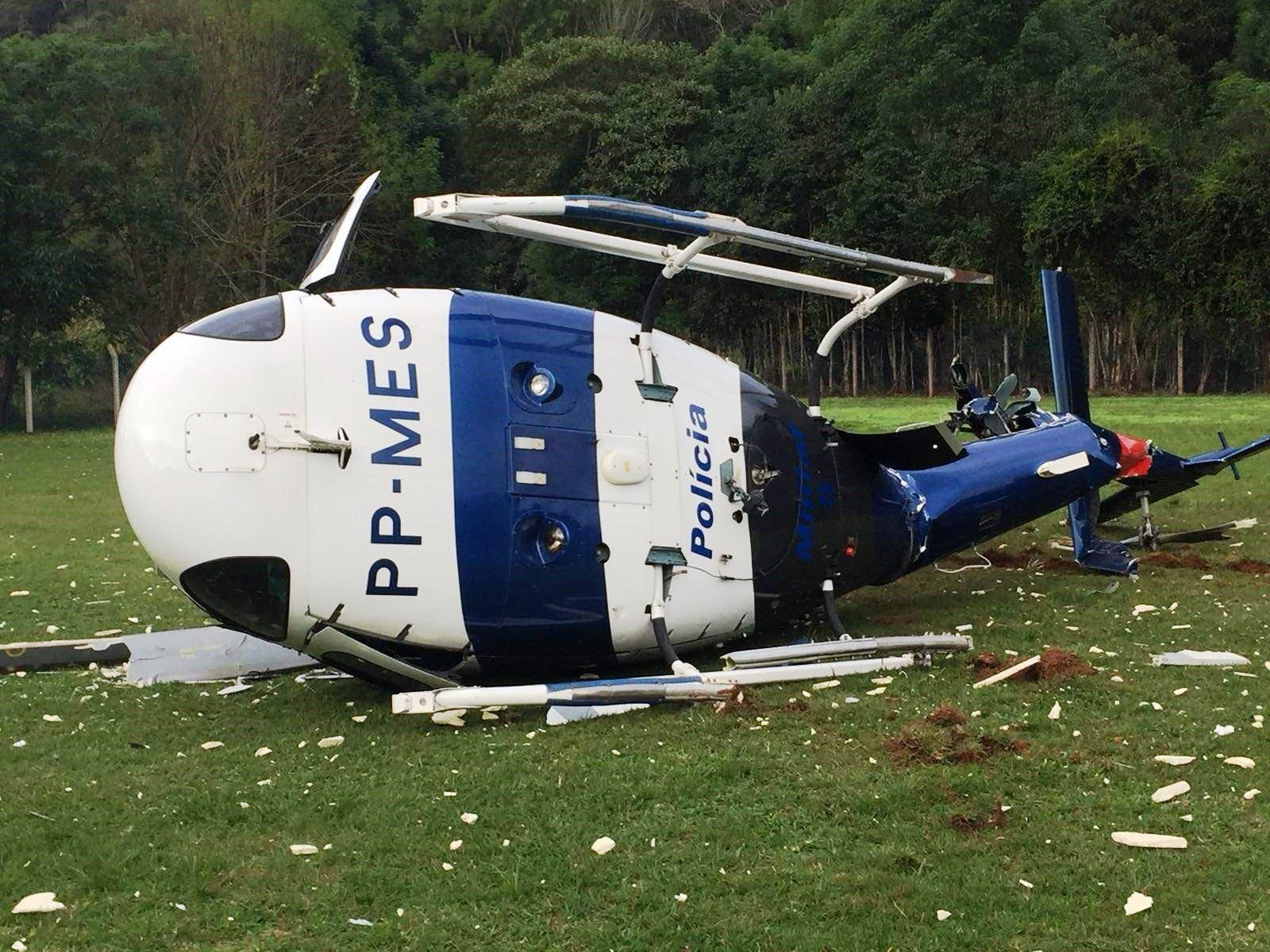 Aeronáutica conclui investigação sobre acidente com helicóptero onde estava Paulo Hartung