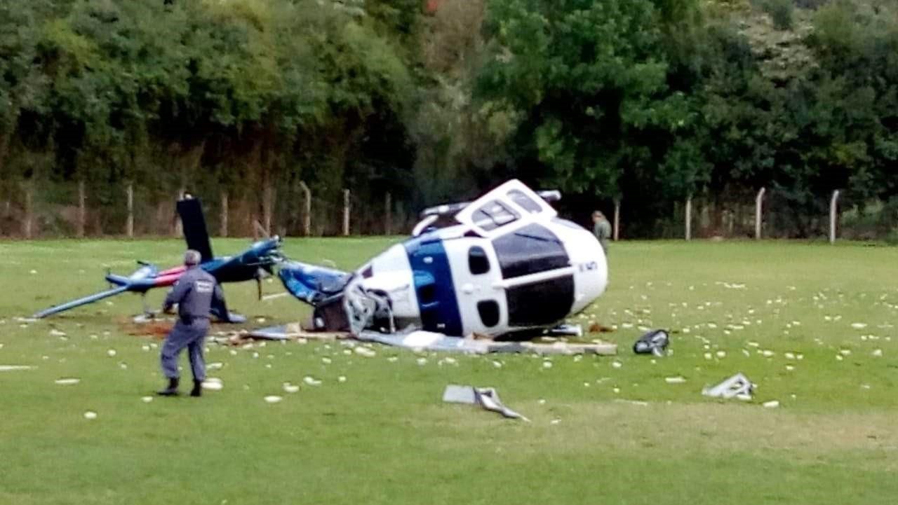 Aeronáutica conclui investigação sobre acidente com helicóptero onde estava Paulo Hartung