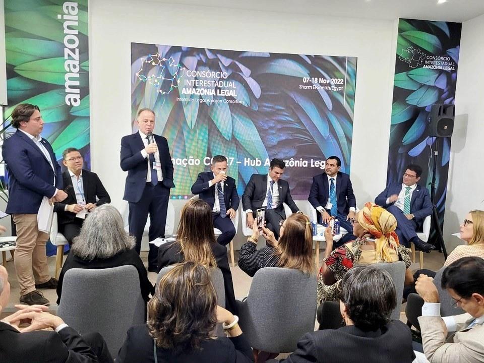 Governador do ES, Renato Casagrande, participa de reuniões durante a COP 27, no Egito