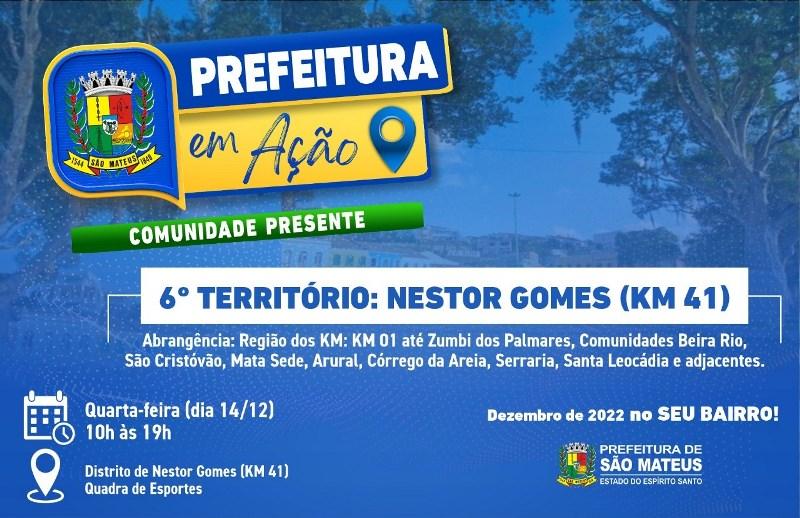 Prefeitura em Ação-Comunidade Presente chega na região dos KM’s nesta quarta-feira (14), em São Mateus, ES